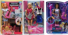 + BARBIE-Puppe-MATTEL-Musiker Sängerin Gitarre Keyboard Aussuchen:  GYJ22,GDJ34