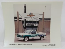 1995 Press Release Photo Brickyard 400 Pace Truck Chevrolet Pickup Media Nascar