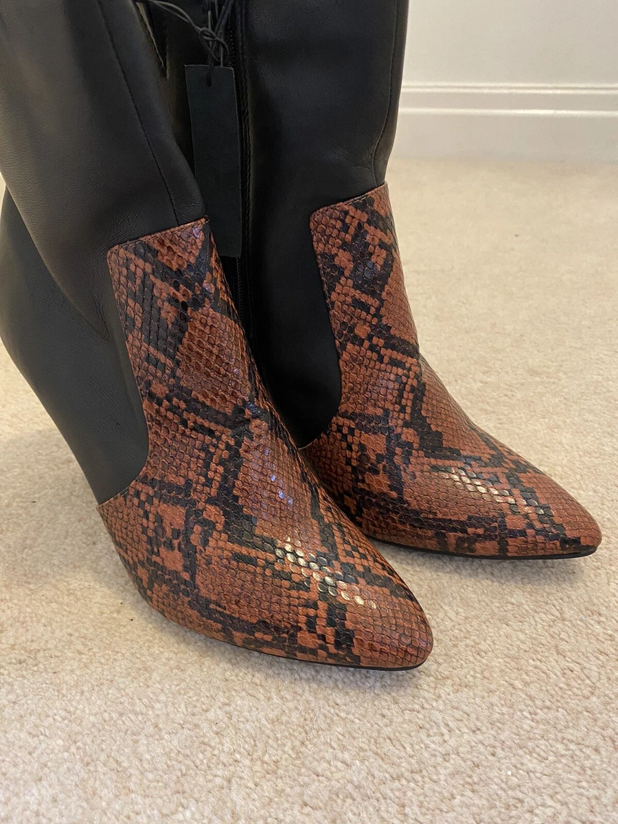 Snake boots black shop
