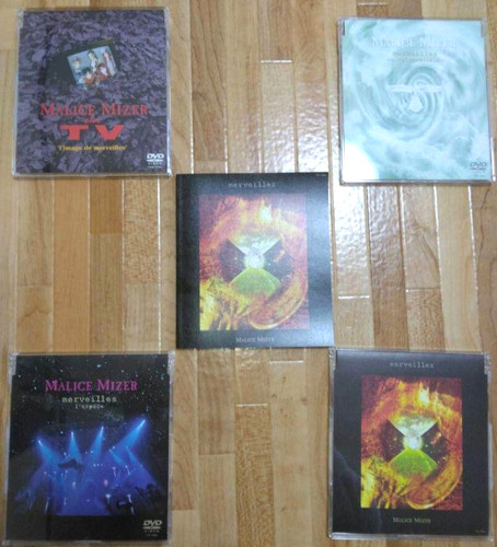 MALICE MIZER La Collection des merveilles CD/booklet+3 DVDs in Music box Region2 - Picture 4 of 4