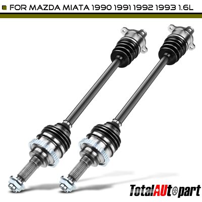 2x CV Axle Assembly for Mazda Miata 1990-1993 1.6L 4-Wheel ABS
