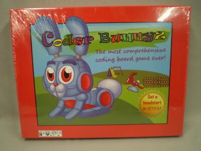 NEW Coder Bunnyz STEM Learn Coding Programing Playing Board Game Ages 4+ NIB