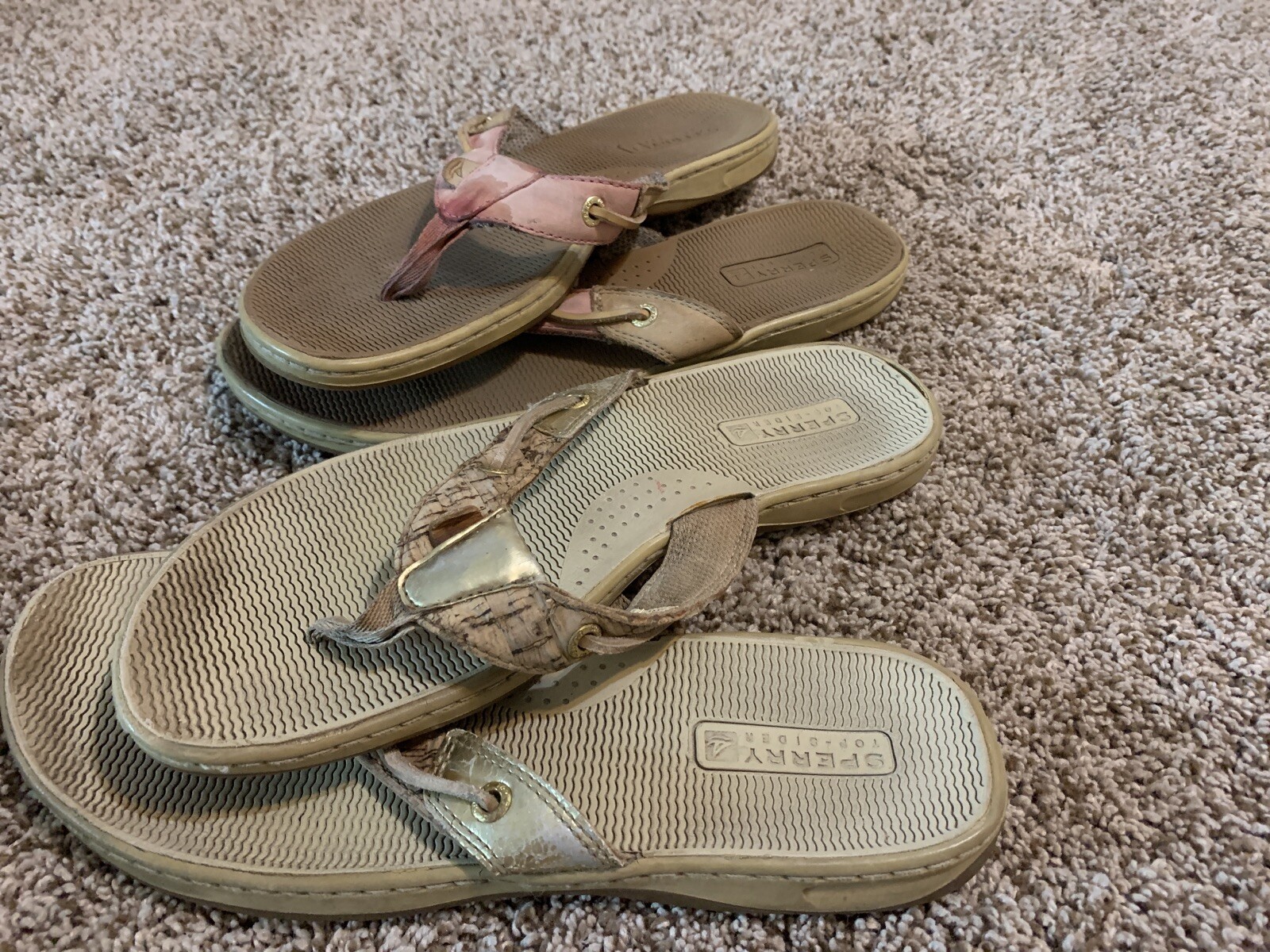 Lotto di 2 sandali infradito donna Sperry Top Sider taglia 9