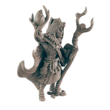 Druid Human Male - Everyday Heroes - Minis - EC3D - - Dungeons & Dragons - RPG -