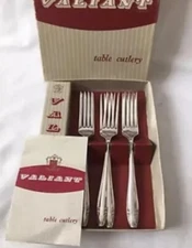 Vintage Silver Plated EPNS A1 Forks Set Sheffield England