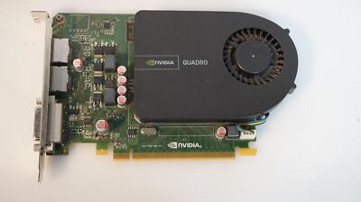 DELL 8MDMW NVIDIA QUADRO 2000 1GB GDDR5 DUAL DISPLAYPORT DVI PCIE X16 VIDEO CARD