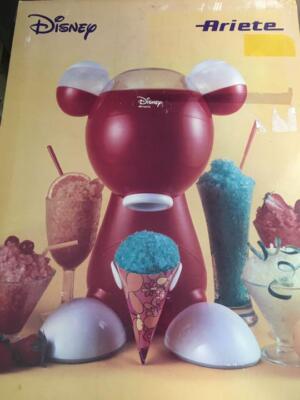 Disney Mickey Shaved ice machine Red DeLonghi Ariete collaboration Disney Disney