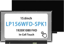 LP156WFD-SPK1 Touch Replacement Screen 15.6" FHD LCD Digitizer Assembly for Dell