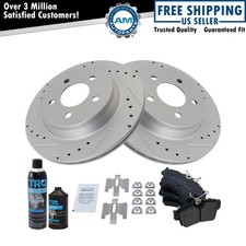 Rear Metallic Brake Pad Performance Rotor Kit For Ford Mustang Cobra Rear Metallic Brake Pad Performance Rotor Kit For Ford Mustang Cobra
