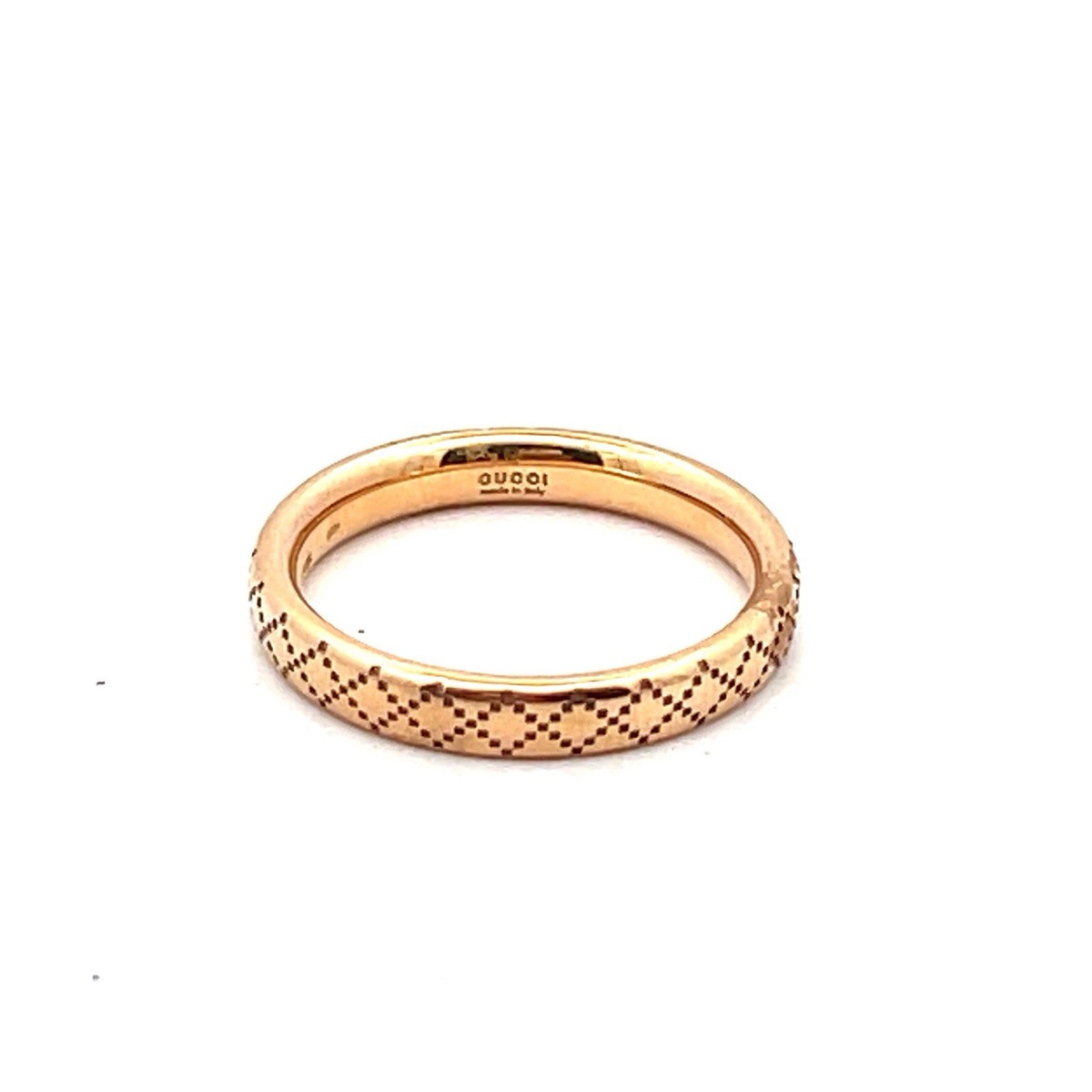 Gucci 18K Rose Gold Ring Size