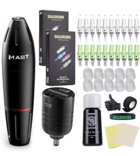 Dragonhawk Complete Tattoo Kit Beginner Tattoo Gun Kit Wireless Tattoo Machine