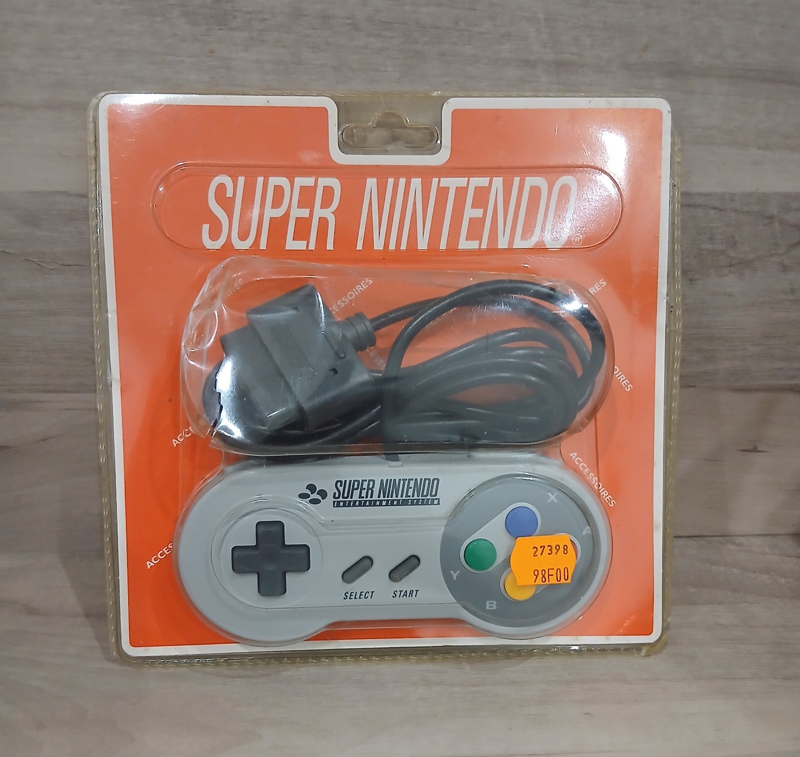 Manette Officielle  Super Nintendo SNES Pad Neuf Sous Blister Rigide New Sealed