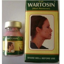 Wartosin 3ml Herbal Lotion Original Formula for Skin Tags Elevated Marks