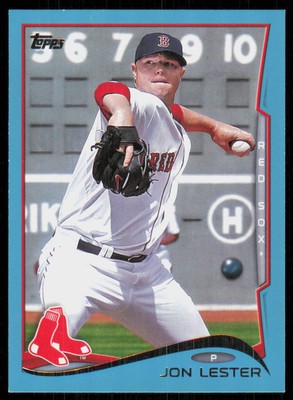 2014 Topps Wal-Mart Blue Jon Lester Boston Red Sox #258