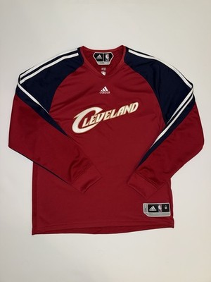 Adidas Cleveland Cavaliers Men's Long Sleeve Jersey T Shirt Medium
