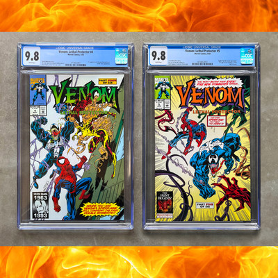   Venom: Lethal Protector #4-5 (Lot of 2) CGC 9.8 NM/M   Loaded w/1st Apps  