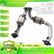 Y Pipe Catalytic Converter For Ford Ranger Mazda B3000 B4000 3.0L 4.0L 1998-2000