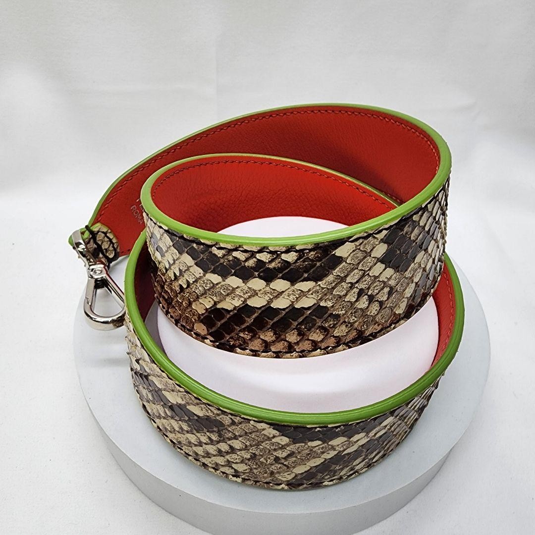 Fendi Shoulder Strap Snake Pattern Python - image 9
