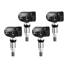 433MHz Tire Pressure Monitoring System Sensors with 4 Pack & Replaceable Valve S