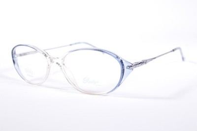 Safilo Prestige 732 JV378 Klar/Blau Oval Vollrand Vintage Damen Neu Glas...