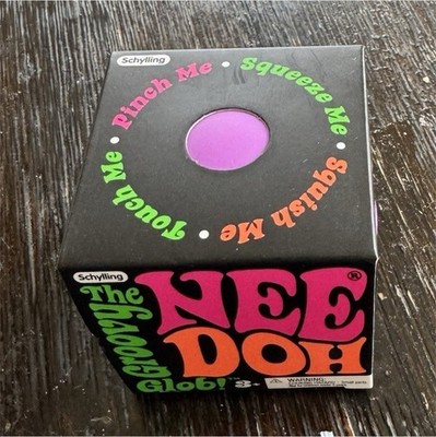 Schylling Nee Doh Groovy Glob Purple Squeeze Toy for Ages 3 and Up