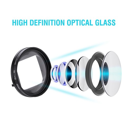 52Mm 10X Magnifier Macro Close Up Lens For 6/5 Action Camera HLF - Picture 7 of 12