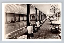White Sulphur Springs WV-West Virginia, RPPC, Greenbriar Pool, Vintage Postcard