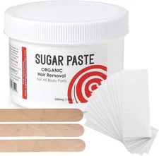 Sugar Paste 100% Organic Hair Removal DIY Kit Certified Safe For All Body Parts