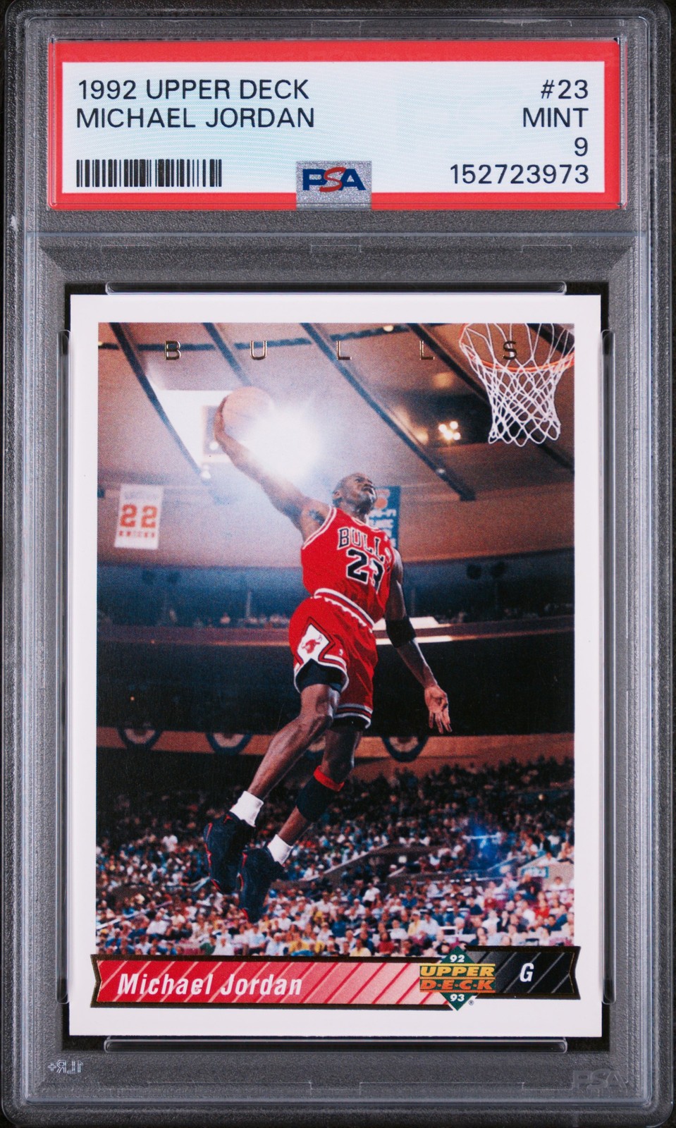 1992 UD #23 MICHAEL JORDAN PSA 9