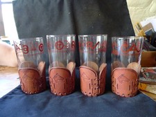Vintage 60s Libbey Bamco Westerner Series Tum...