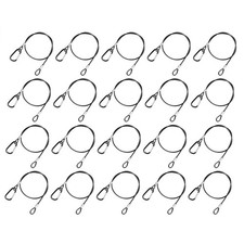 20 Pack Black Safety Security Cables for DJ Stage Lighting Equipment