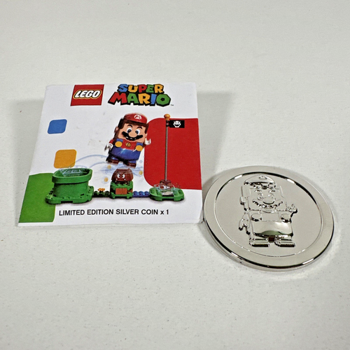 LEGO Super Mario Limited Edition Silbermünze (5006396) - Neu