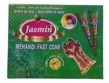 6X Jasmin Natural Henna Mehandi Fast Cone For Temporary Tatoo  Hand Designing