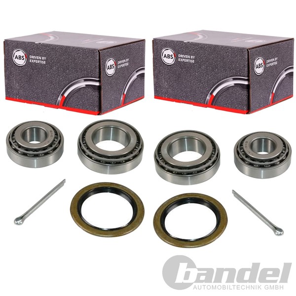 2X A.B.S. RADLAGER-SATZ Vorne Beidseitig Passend FüR Mazda 626 929 RX-7-image