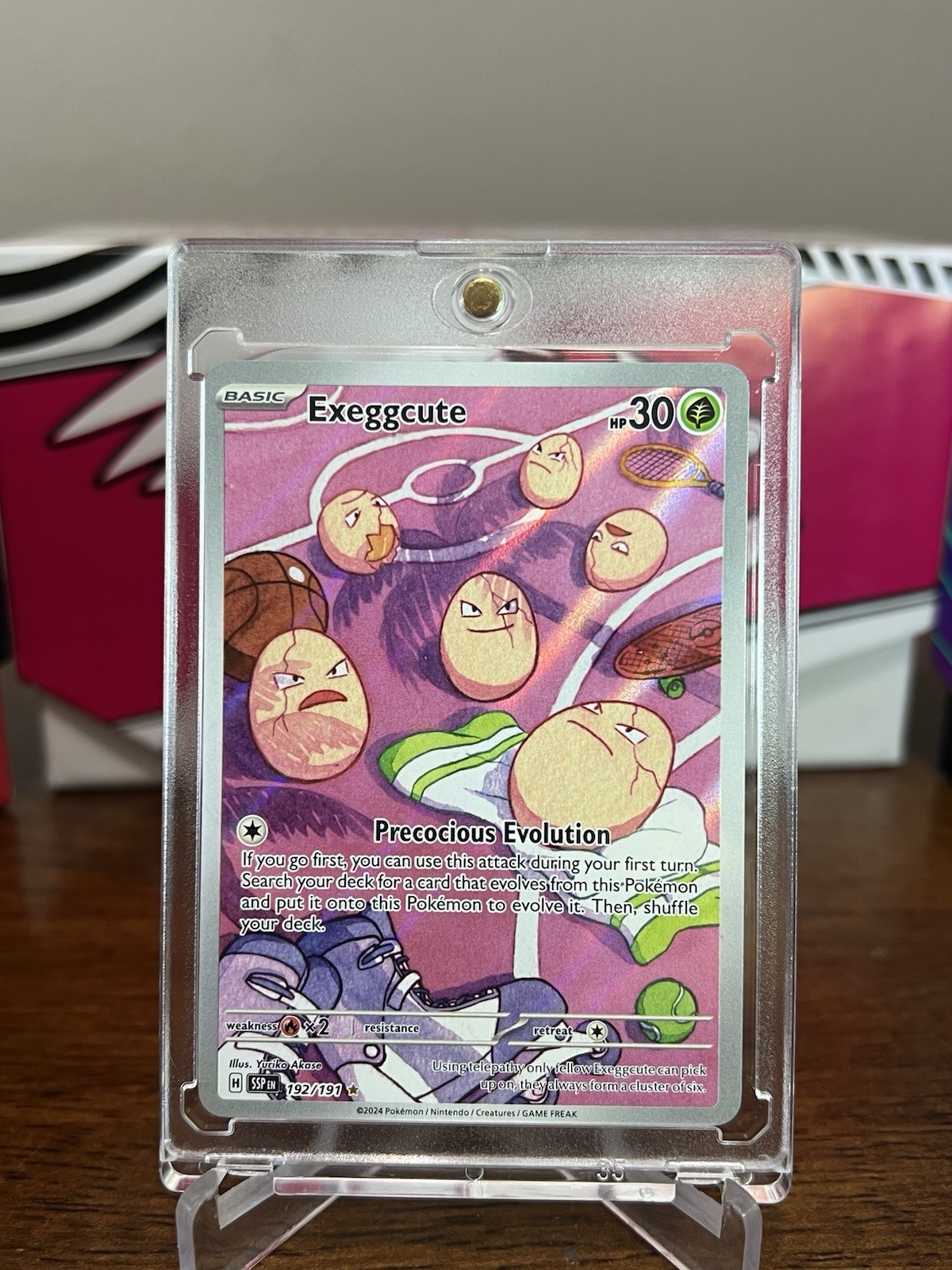 Pokémon TCG Exeggcute 192/191 Surging Sparks Illustration NM/M Condition