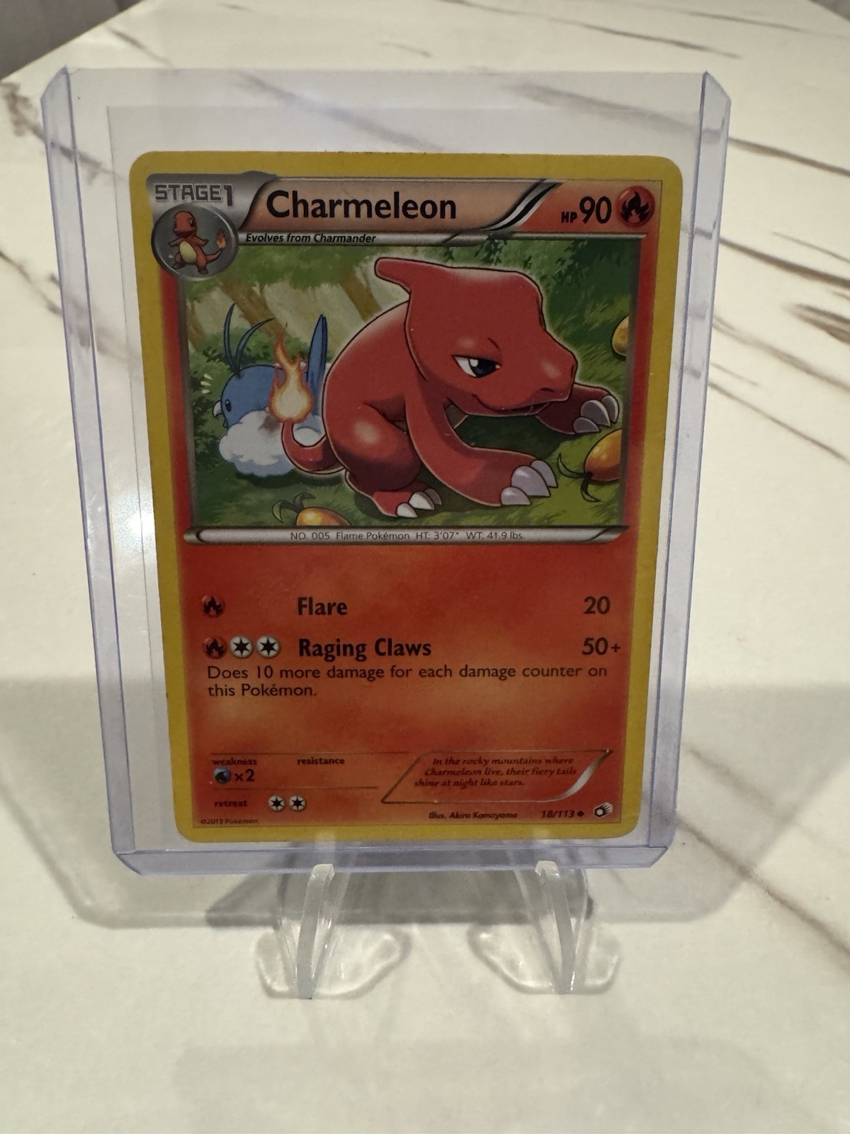 Charmeleon 18/113 Uncommon Legendary Treasures Pokemon Lightly Played
