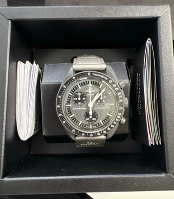 Omega x Swatch Bioceramic Moonswatch  Mission to Mercury  & Additional Strap