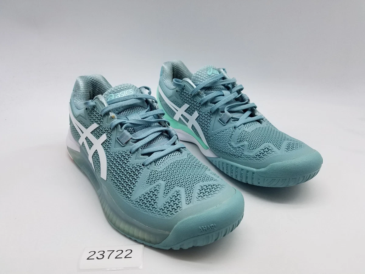 Asics Gel-Resolution 9 Tennis Shoes Womens Size 9 Blue Coral Pickleball 1042A072 61KqkHwup5L._AC_UY900_.jpg main image 4