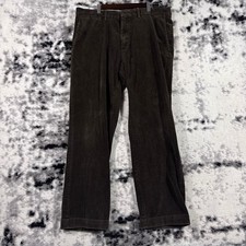 Polo Ralph Lauren Preston Corduroy Pants Mens 38 Brown Cotton Casual
