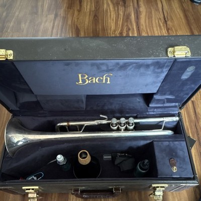 Bach Stradivarius Model 37 Silver-Plated with Case & multiple mouth piece sizes