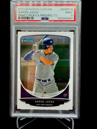 2013 Bowman Draft Picks & Prospects Draft Picks Chrome Aaron Judge PSA 9