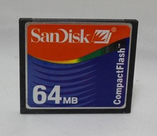 SanDisk 64 MB CompactFlash Card SDCFJ-64-768 