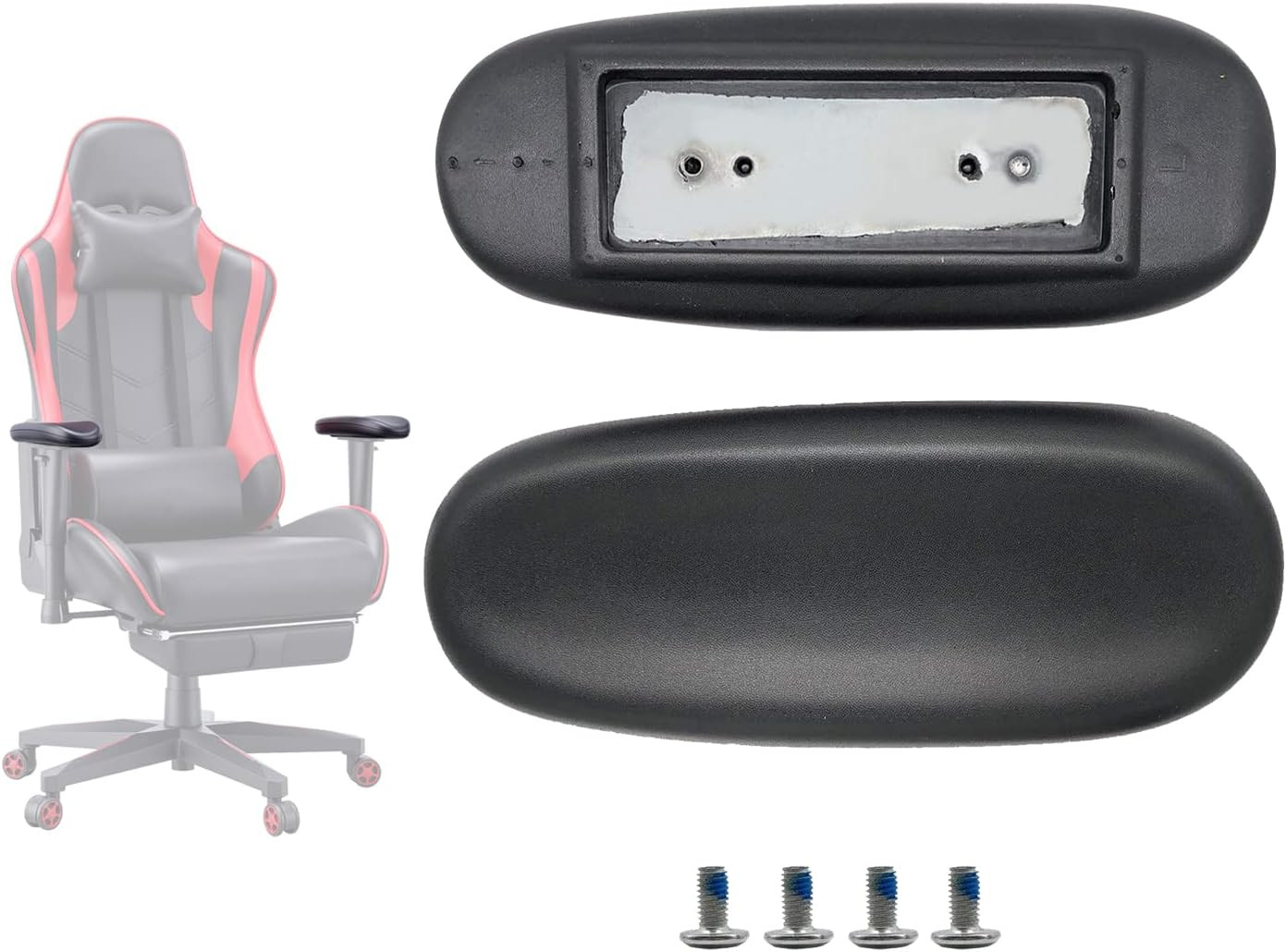 Arm Rest Replacement Pads -ergonomic Arm Pads With 4" Mou