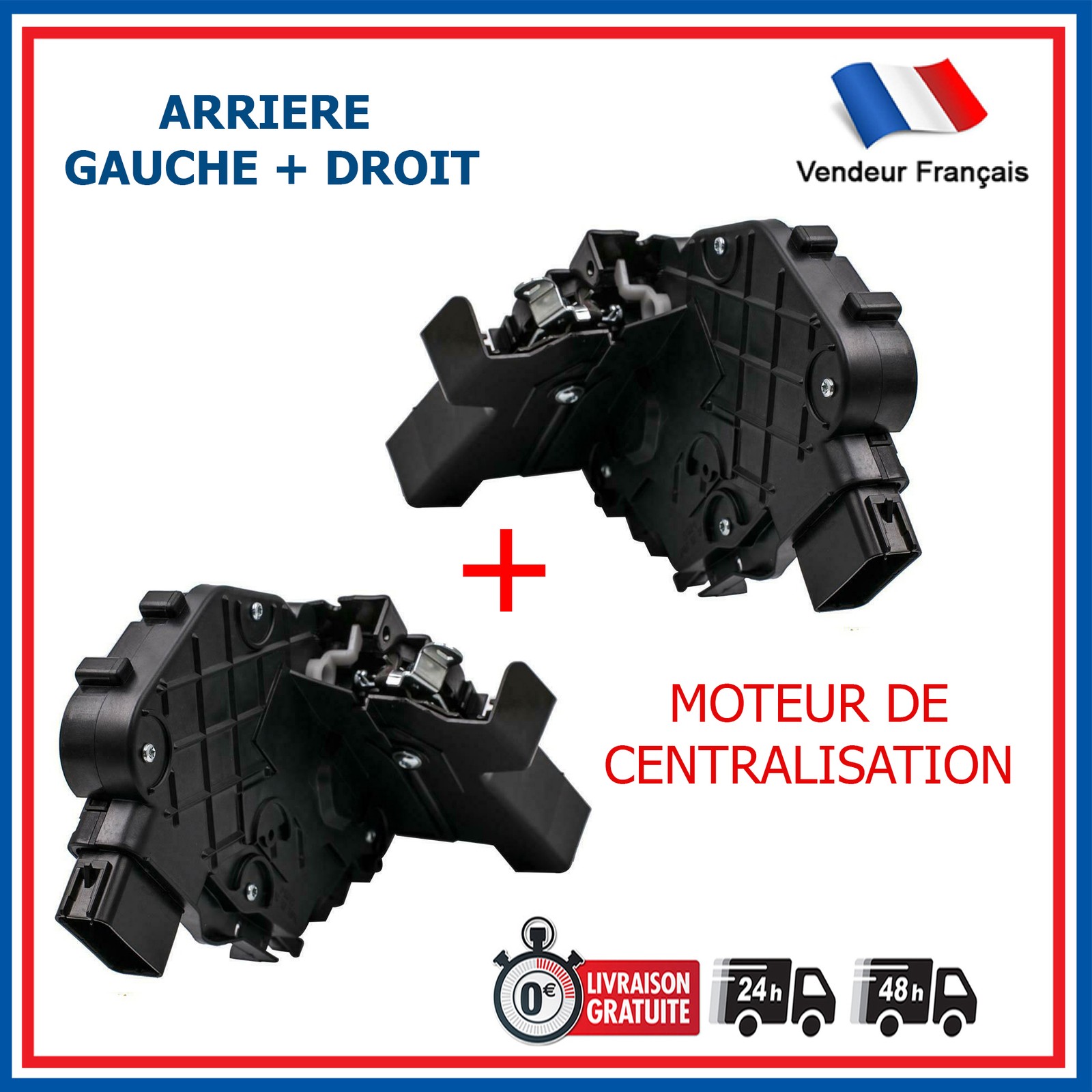 Serrure arriere gauche droite Range Rover Evoque résout le blocage de porte