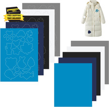 10 Sheets down Jacket Repair Patch Kit - Diy-Friendly Instant Repair Patches wit