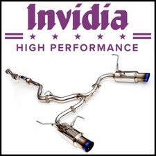 Invidia Twin Outlet N1 Cat-back Exhaust System Fits 2008-2014 Subaru Wrx Sti