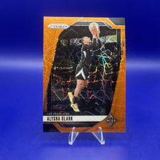 2024 Panini WNBA Prizm Basketball Alysha Clark Orange Velocity Prizm #101 Aces