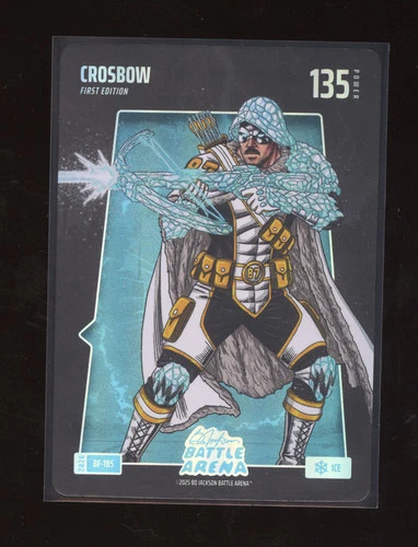2026 Bo Jackson Battle Arena `CROSBOW` SIDNEY CROSBY #BF-185 Ice Battlefoil
