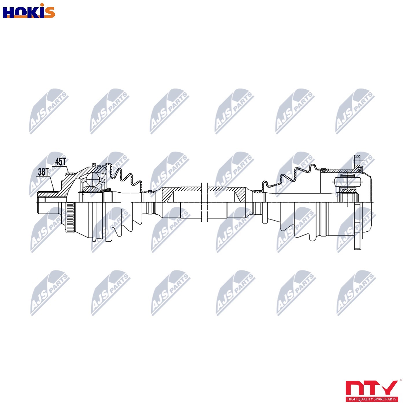 Driveshaft For Audi A6 C5 97-, A8 D2 94- /Front,Left,Atm/ - Image 8