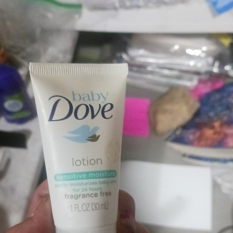 Baby Dove Sensitive Moisture Lotion Fragrance Free 1 fl oz (30 mL)